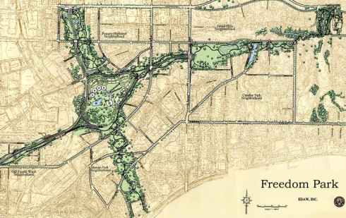 Map of Freedom Park