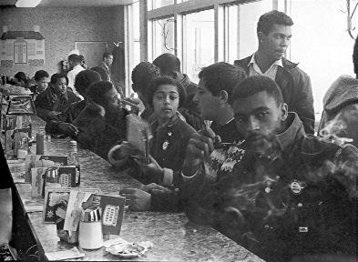 Restaurants played a major role in the Civil Rights Movement as places to plan, places for peace, and places to protest.