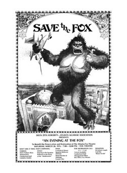 “Save the Fox” poster circa 1976